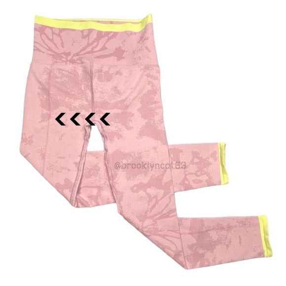 Free People Think Twice Leggings High Rise PINK New XS S - Picture 14 of 15